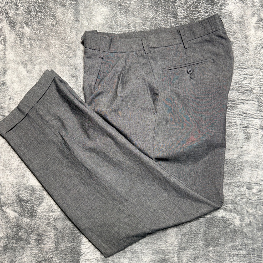 Andrew Fezza Dress Pants Men‎ 34/32 Gray